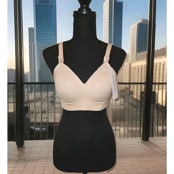 New Momcozy Nursing Bras Breastfeeding Seamless Ultra Comfort Maternity Bra (M)